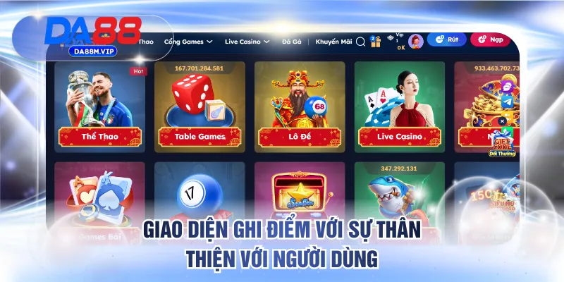 Giao diện DA88
